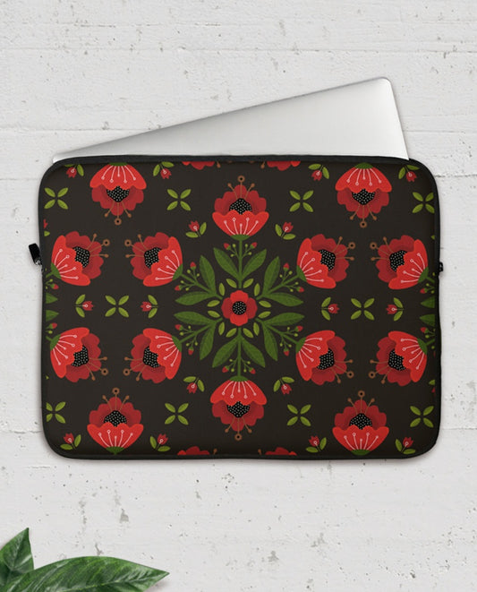 Poppies Carousel Laptop Sleeve