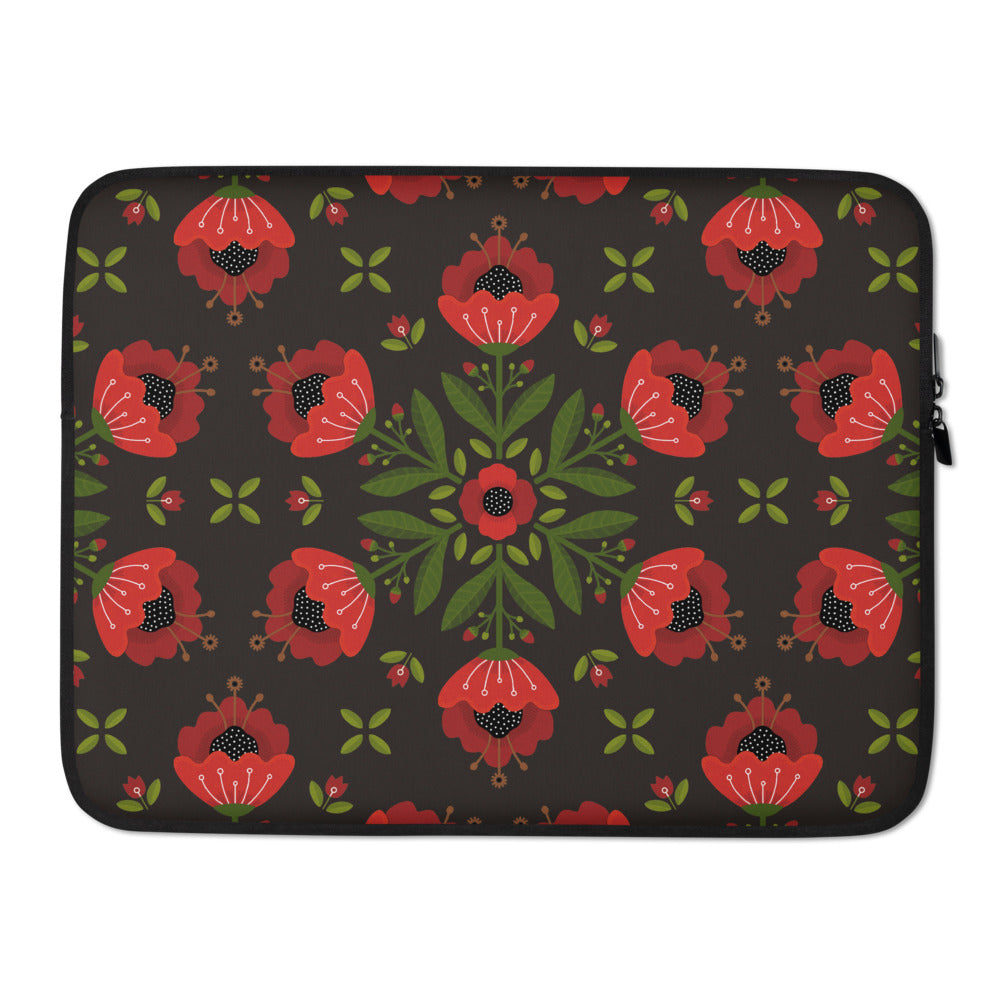 Poppies Carousel Laptop Sleeve