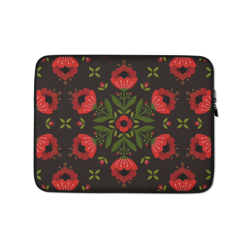 Poppies Carousel Laptop Sleeve